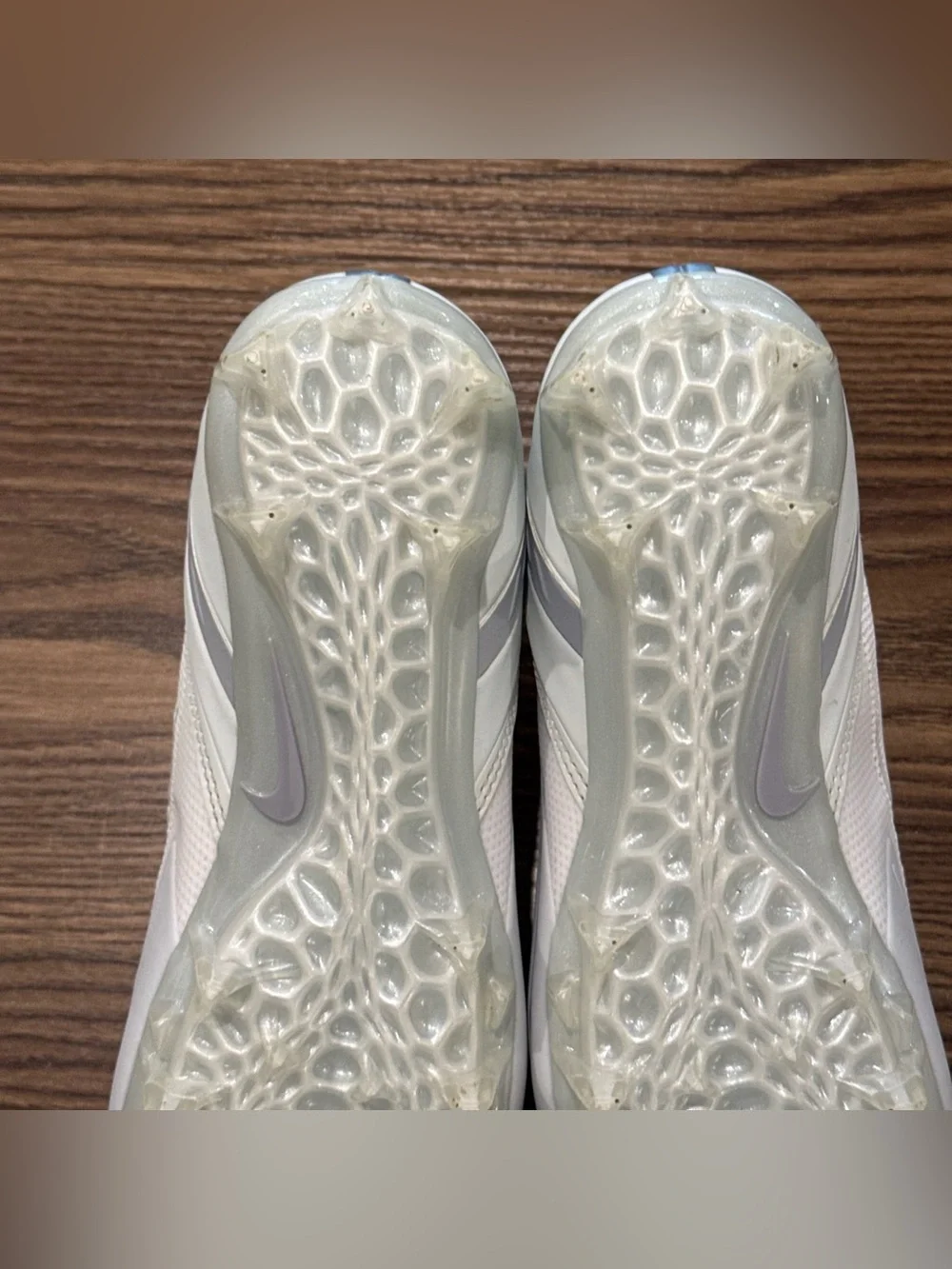 Men’s Size 7.5 Nike Alpha Huarache 8 Elite LAX CW4440-110 White Lacrosse Cleats